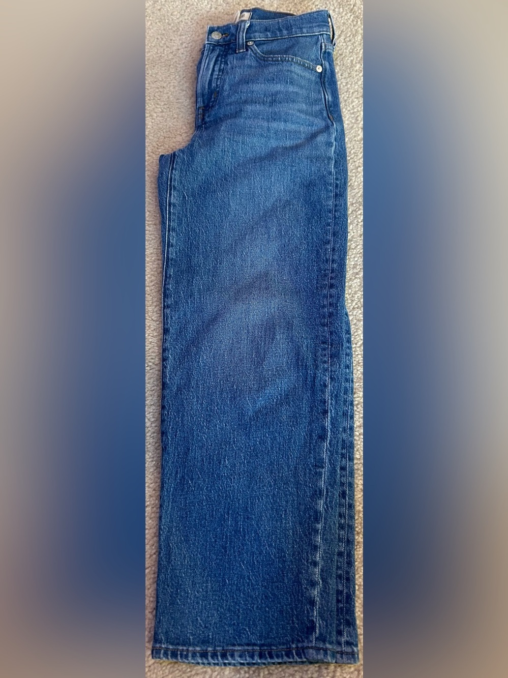 Madewell Women’s The Perfect Vintage Wide-Leg Jeans EUC 25P - Picture 11 of 12